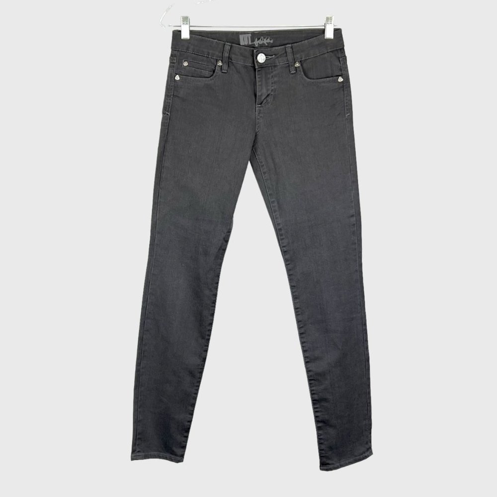 Kut from the Kloth Womens Sienna Skinny Jeans Gray Stretch Cotton Denim size 4 - Picture 2 of 11